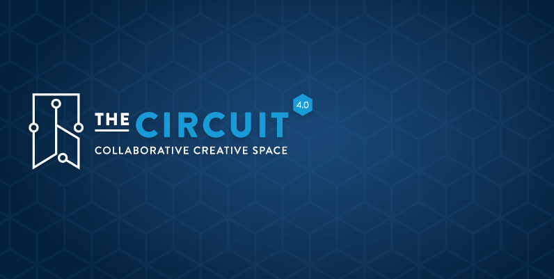 Circuit 4.0 Landing Page text: the circuit 4 collaborative creative space